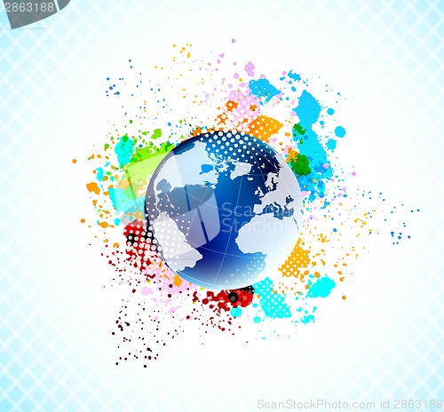 Image of Background with globe