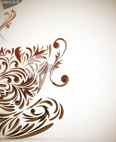 Image of Background with style cup