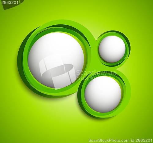 Image of Bright background with circles
