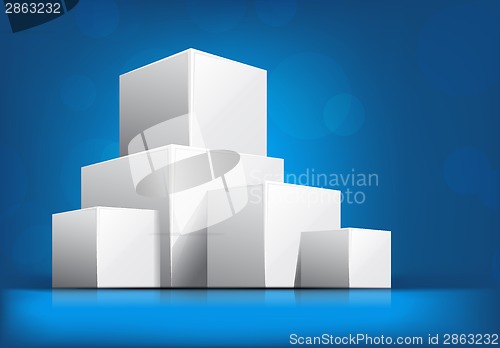 Image of Background with cubes