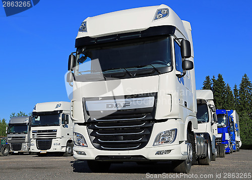 Image of DAF XF Euro 6 Truck on a Yard