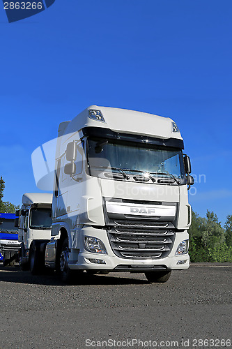 Image of White DAF XF Euro 6 Truck