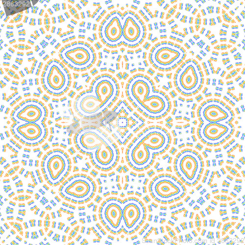 Image of Abstract color pattern on white