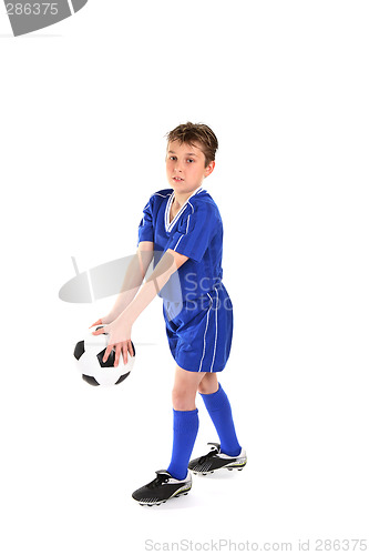 Image of Playing soccer