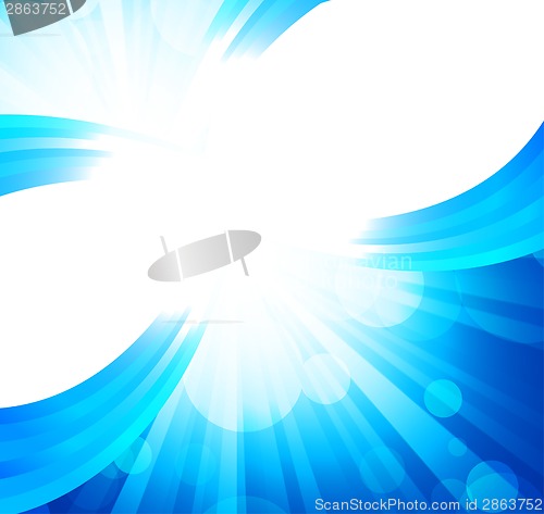 Image of Bright blue background