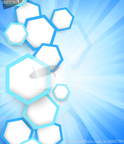 Image of Background with hexagons