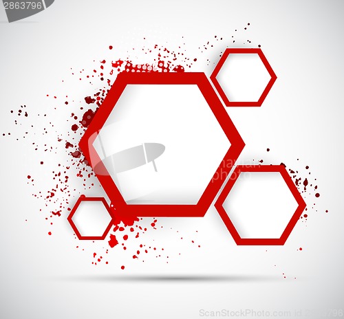 Image of Background with hexagons