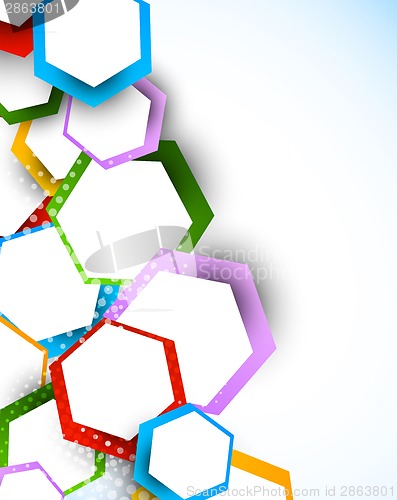 Image of Background with hexagons