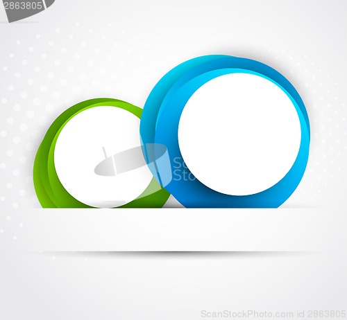 Image of Abstract background with circles