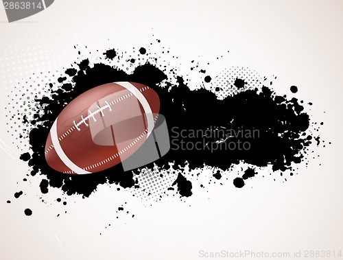 Image of Grunge background with ball