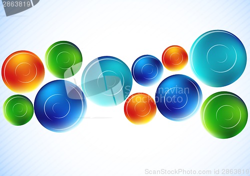 Image of Background with spheres