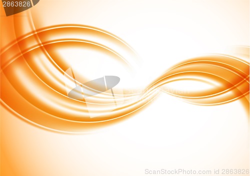 Image of Wavy orange background