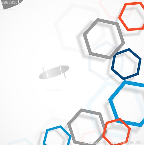 Image of Background with hexagons