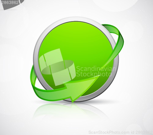 Image of Abstract icon with arrows
