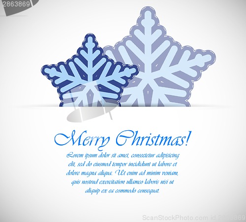 Image of Background with snowflakes