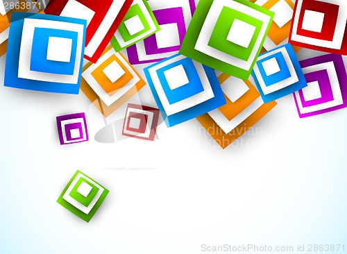 Image of Abstract background with squares