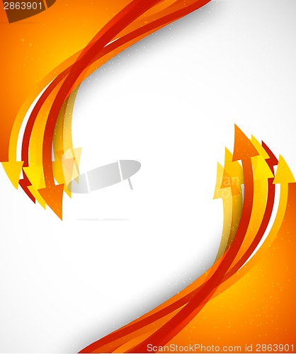 Image of Background with orange arrows