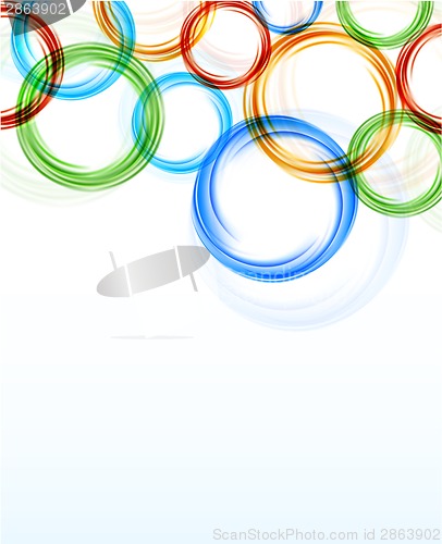 Image of Background with colorful circles