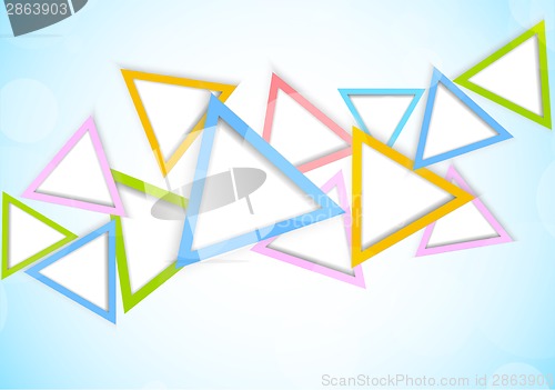 Image of Background with triangles