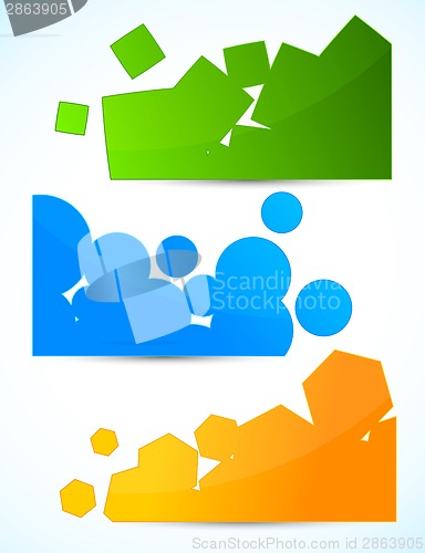 Image of Set of banners