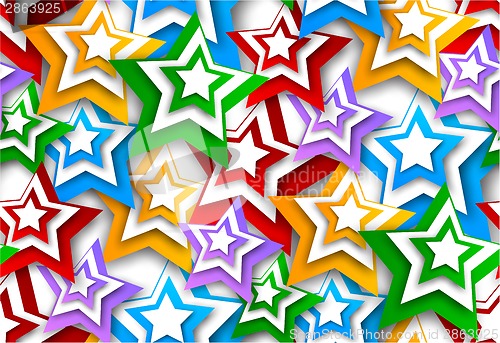 Image of Seamless background with stars