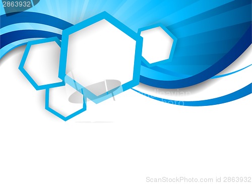 Image of Background with hexagons