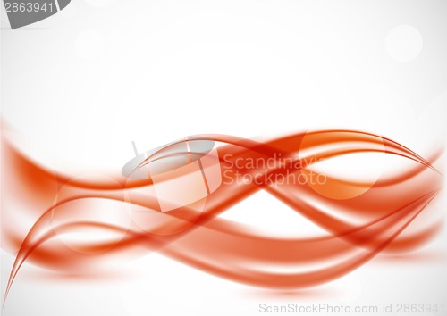 Image of Wavy red background