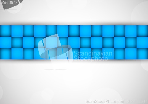 Image of Background with blue squares