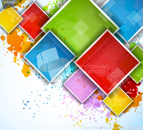 Image of Colorful squares