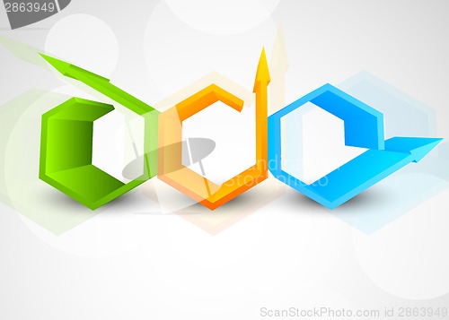 Image of Background with hexagons