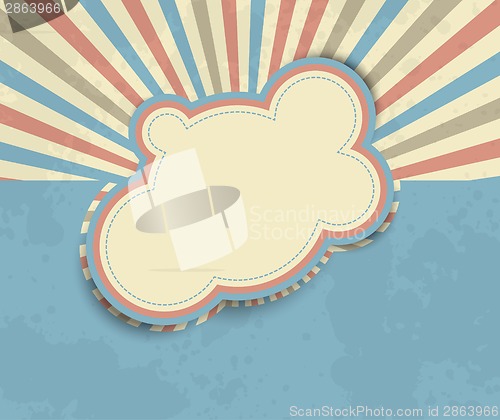 Image of Abstract retro background