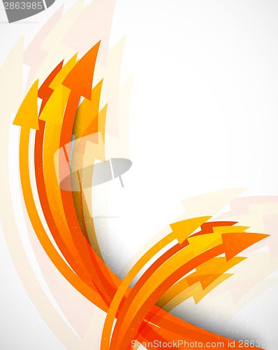 Image of Abstract background with arrows