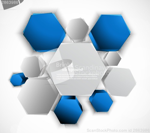 Image of Background with hexagons