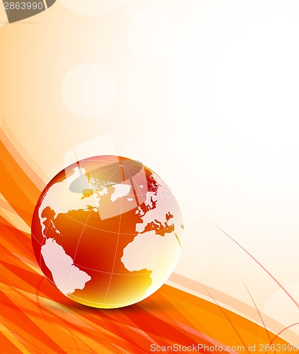 Image of Background with orange globes