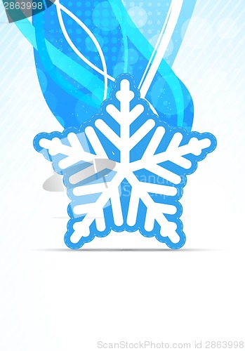 Image of Background with snowflake