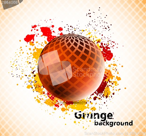 Image of Background with sphere