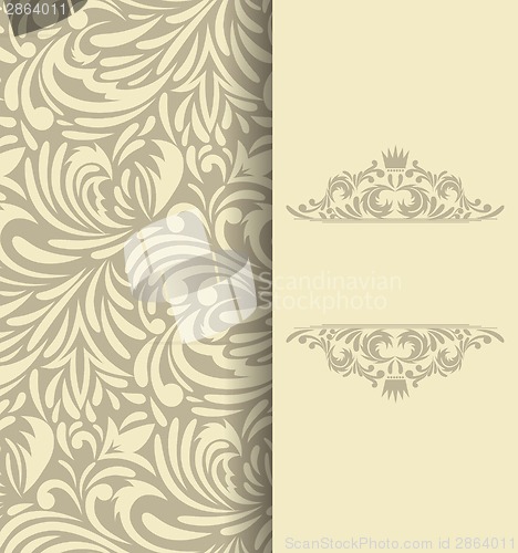 Image of Background with floral pattern