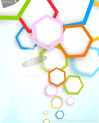 Image of Background with hexagons