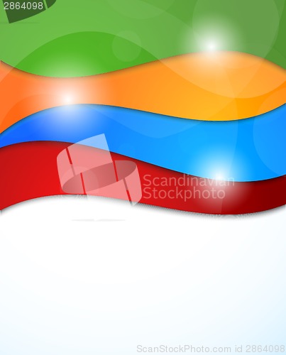 Image of Abstract wavy background