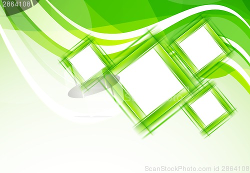 Image of Green background with squares