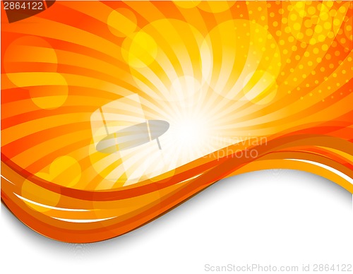 Image of Abstract orange background