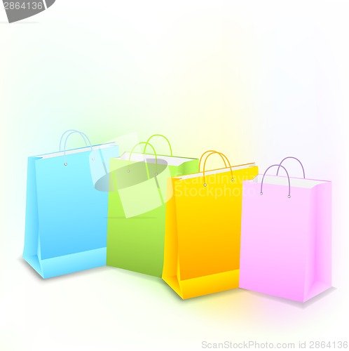 Image of Background with shopping bags
