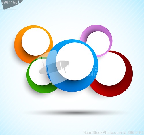 Image of Background with colorful circles