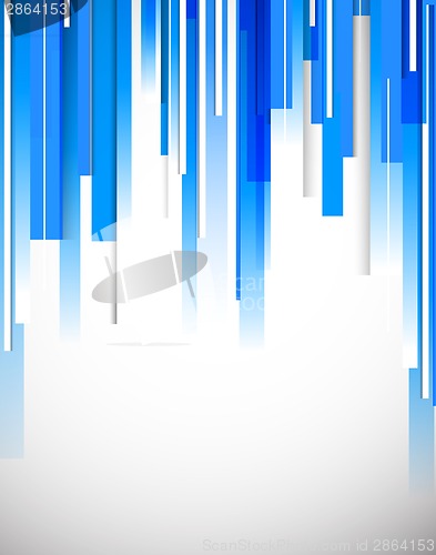 Image of Bright blue tech background