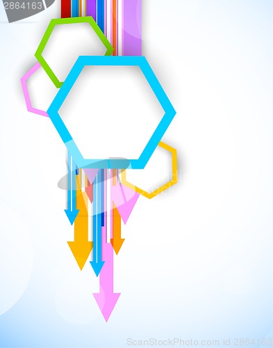 Image of Background with hexagons