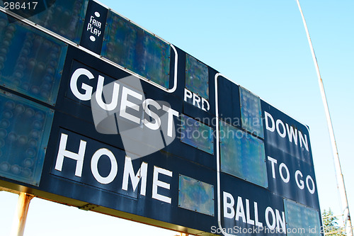 Image of Score board