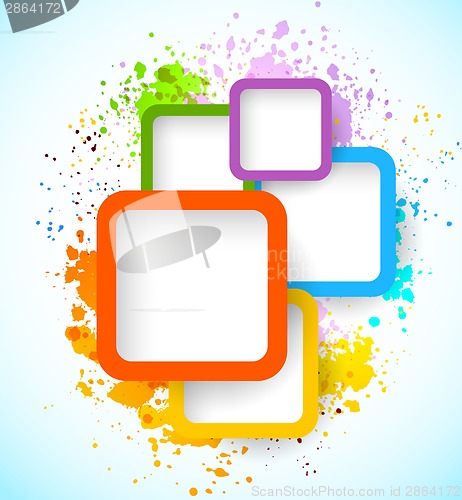 Image of Grunge background with squares