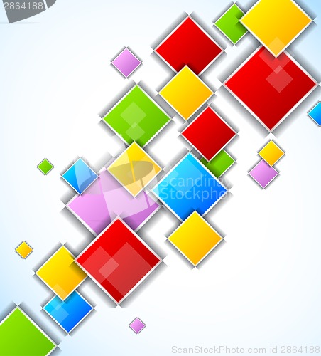 Image of Abstract background with squares