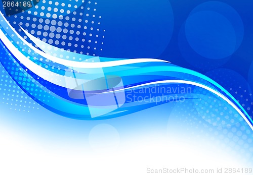 Image of Abstract blue background