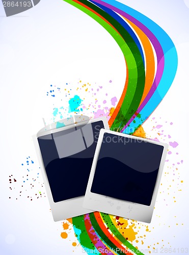 Image of Background with photo frames